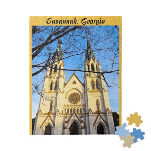 Cathedral of St. John the Baptist Savannah Georgia Jigsaw Puzzle