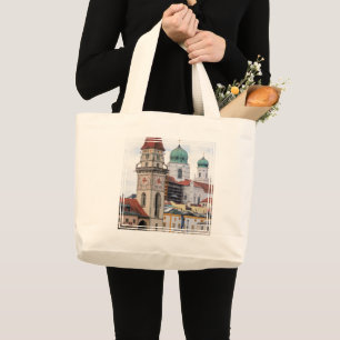 Cathedral of St. Stephan Large Tote Bag