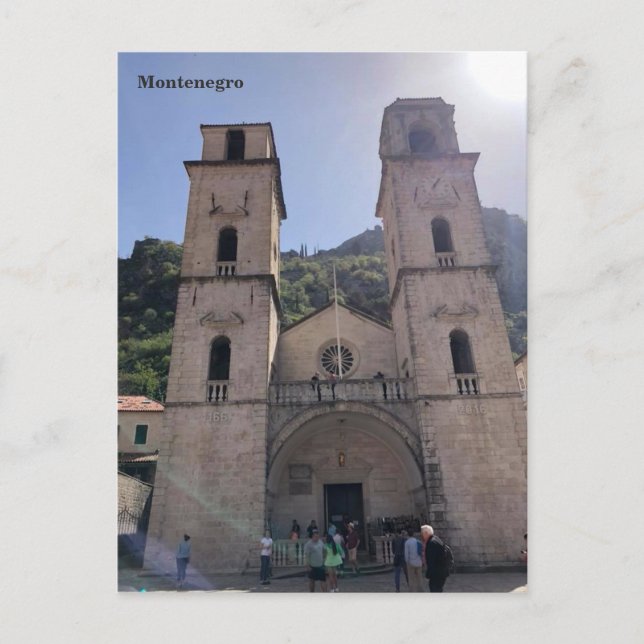 Cathedral Of St. Tryphon, Kotor, Montenegro Postcard (Front)