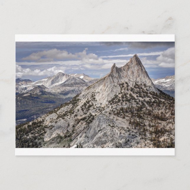 Cathedral Peak and Mount Conness Postcard (Front)