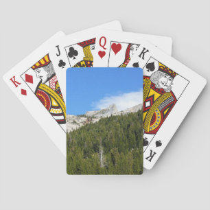 Cathedral Peak at Tenaya Lake, Yosemite, CA Playing Cards