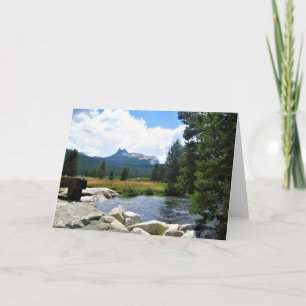 Cathedral Peak in Tuolumne Meadows, Yosemite, CA Card