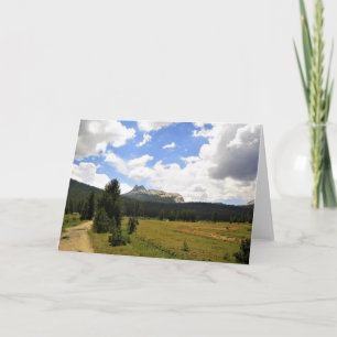Cathedral Peak in Tuolumne Meadows, Yosemite, CA Card