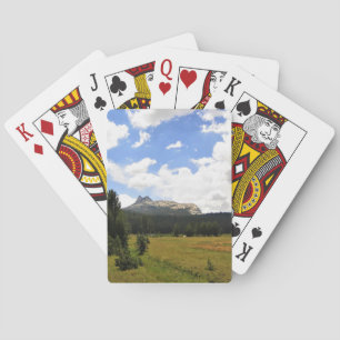 Cathedral Peak in Tuolumne Meadows, Yosemite, CA Playing Cards