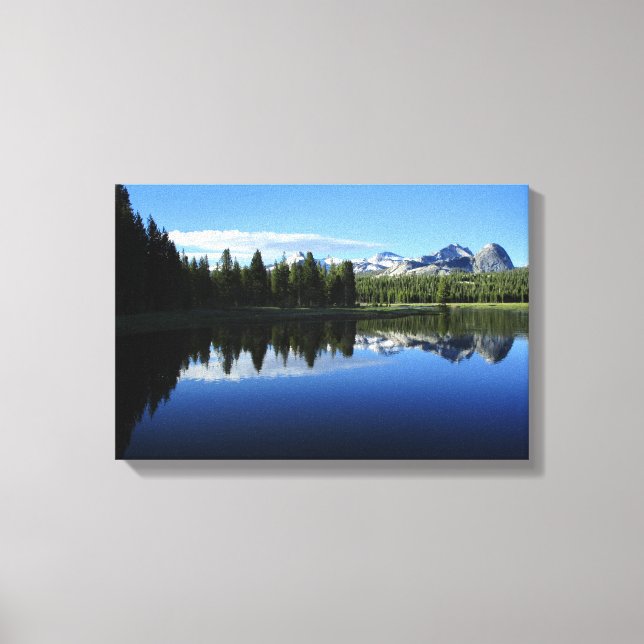 Cathedral Range Over Tuolumne River - Yosemite Canvas Print (Front)