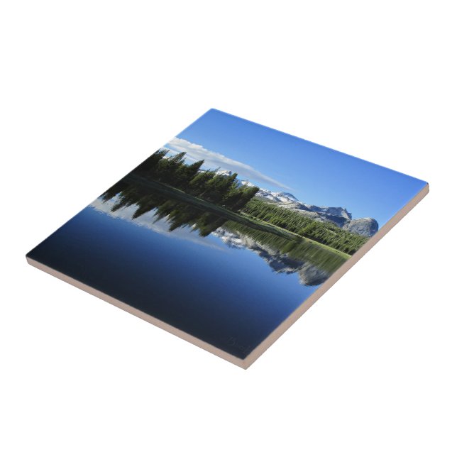 Cathedral Range Over Tuolumne River - Yosemite Tile (Side)