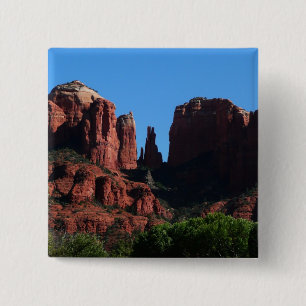 Cathedral Rock in Sedona Arizona Monument 15 Cm Square Badge