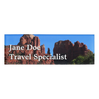 Cathedral Rock in Sedona Arizona Monument Name Tag