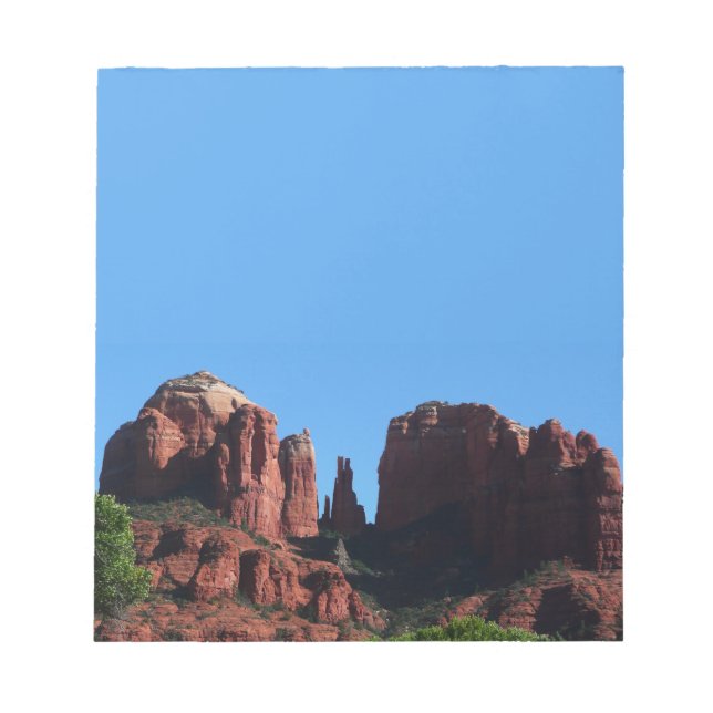 Cathedral Rock in Sedona Arizona Monument Notepad (Front)