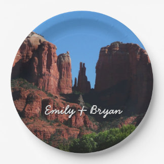 Cathedral Rock in Sedona Arizona Monument Paper Plate