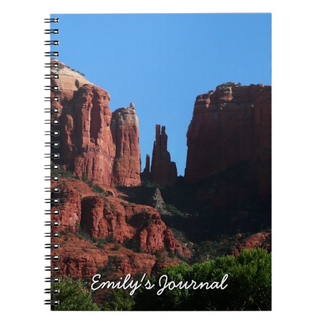 Cathedral Rock in Sedona Arizona Monument Spiral Notebook (Front)