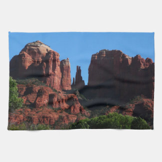 Cathedral Rock in Sedona Arizona Monument Tea Towel