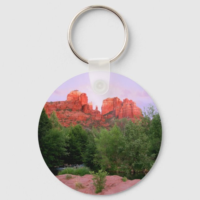 Cathedral Rock Sedona, Arizona Key Ring (Front)