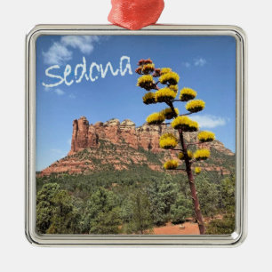 Cathedral Rock Sedona Arizona Metal Ornament