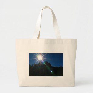 Cathedral Rock Vortex horizontal Large Tote Bag