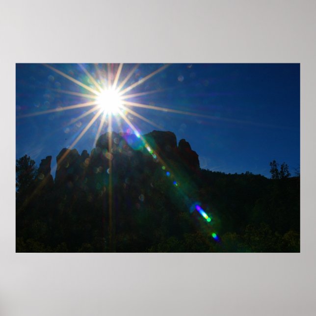Cathedral Rock Vortex horizontal Poster (Front)