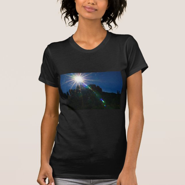 Cathedral Rock Vortex horizontal T-Shirt (Front)