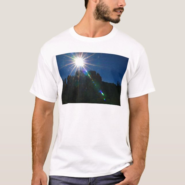 Cathedral Rock Vortex horizontal T-Shirt (Front)