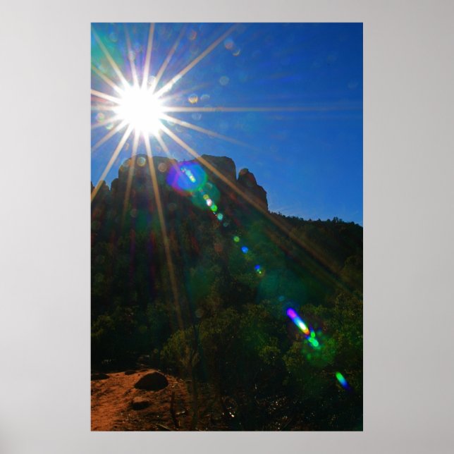 Cathedral Rock Vortex Poster (Front)