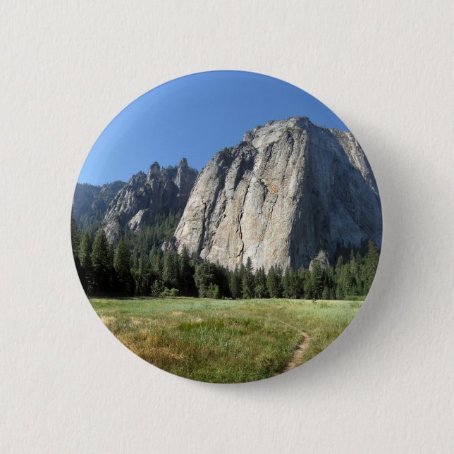 Cathedral Rocks - Yosemite 6 Cm Round Badge (Front)