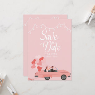 Cathedral Save the Date Wedding Invitation