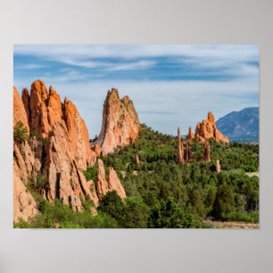 Cathedral Spires Formations Colorado Poster