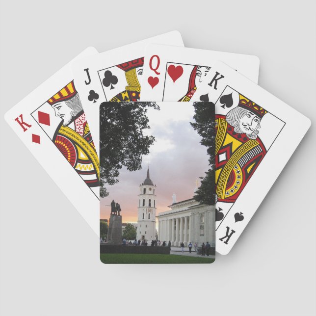 Cathedral Square in Vilnius, LITHUANIA --- Playing Cards (Back)
