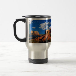 Cathedral Valley Deep Blue Sedona Travel Mug