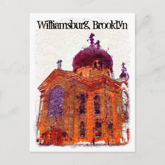 Cathedral, Williamsburg, Brooklyn Postcard (Front)
