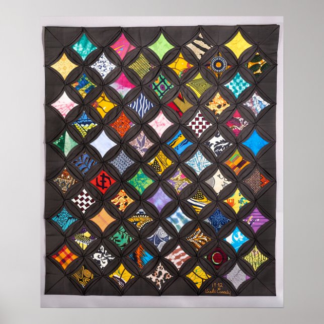 Cathedral Window Quilt Poster (Front)