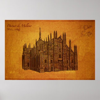 Cathedrals: Duomo di Milano, Milan Poster