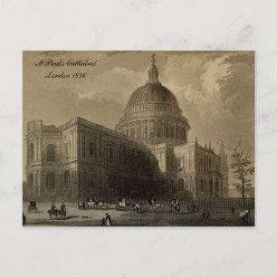 Cathedrals of England Series: St.Paul's 1836 Postcard