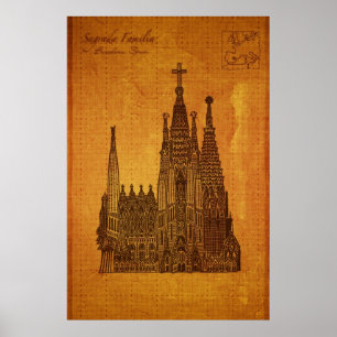Cathedrals: Sagrada Fam�lia, Barcelona Poster