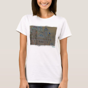 Cathendral St Petersburg, Russian T-Shirt