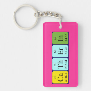 Catherin periodic table name keyring