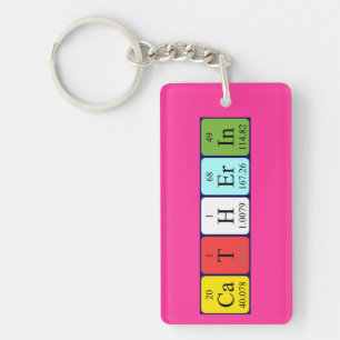 Catherin periodic table name keyring