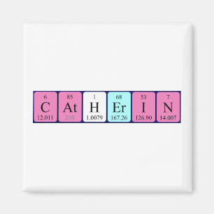Catherin periodic table name magnet