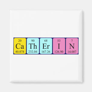 Catherin periodic table name magnet