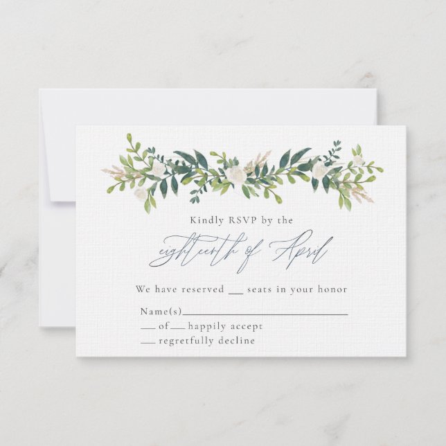 Catherine & Bo RSVP cards (Front)