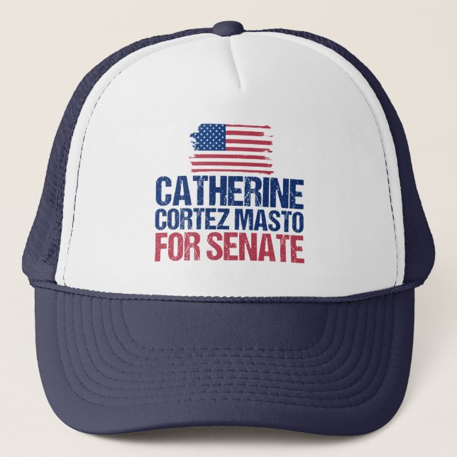 Catherine Cortez Masto for Senate Nevada Election Trucker Hat (Front)