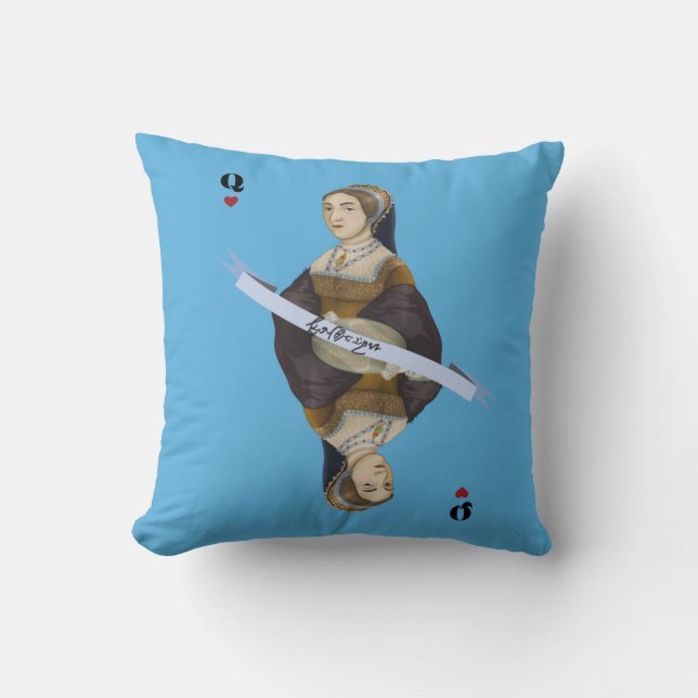 Catherine Howard card Cushion (Front)