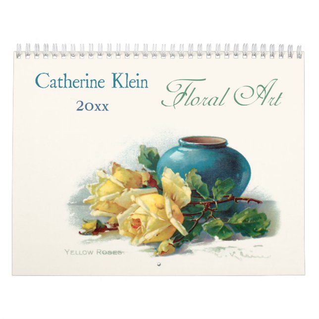 Catherine Klein Floral Art Calendar (Cover)