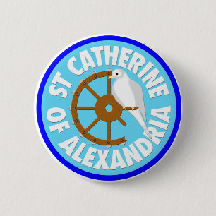 Catherine of Alexandria 6 Cm Round Badge