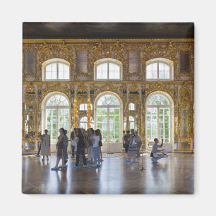 Catherine Palace, detail of the Great Hall Magnet