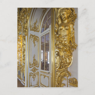 Catherine Palace, detail of the Great Hall Postcard
