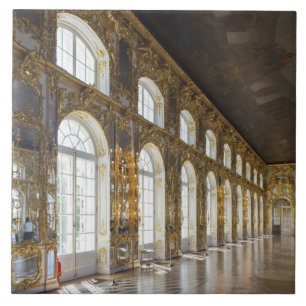 Catherine Palace, detail of the Great Hall Tile