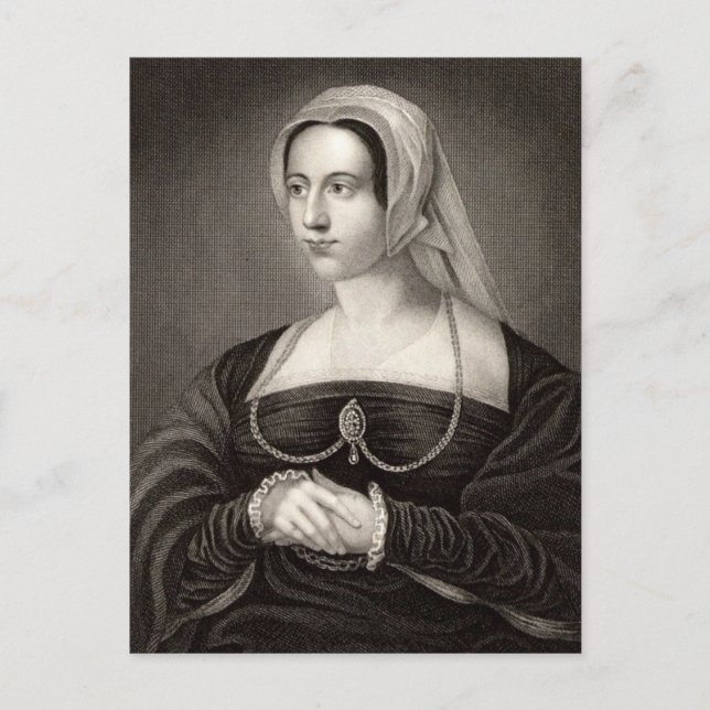 Catherine Parr Portrait Postcard (Front)