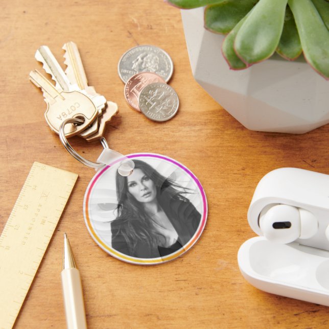 catherine zeta jones birthday wish key ring (Desk)