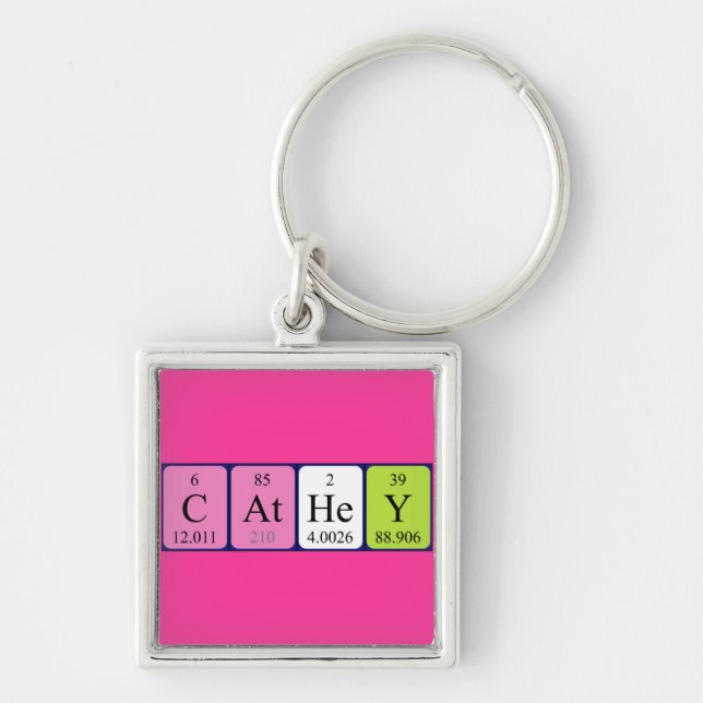 Cathey periodic table name keyring (Front)