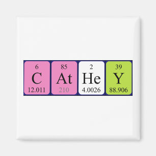 Cathey periodic table name magnet